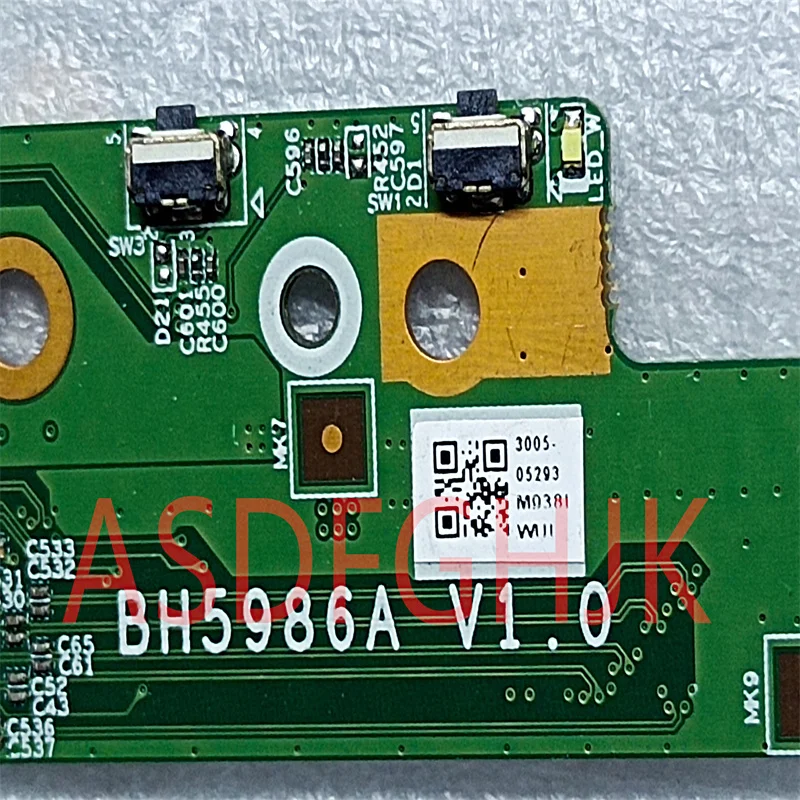 

The original BH5986A is suitable for Lenovo Chromebook FLEX 5 13IML05 BitLand BH5986A V1.0 power switch board test OK