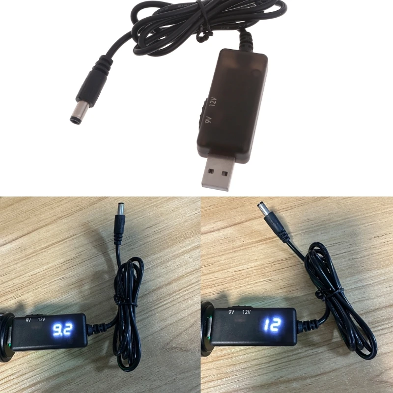 

Double Output 9V/12V USB Cable Conbveter Line for WiFi Router Speaker DropShipping