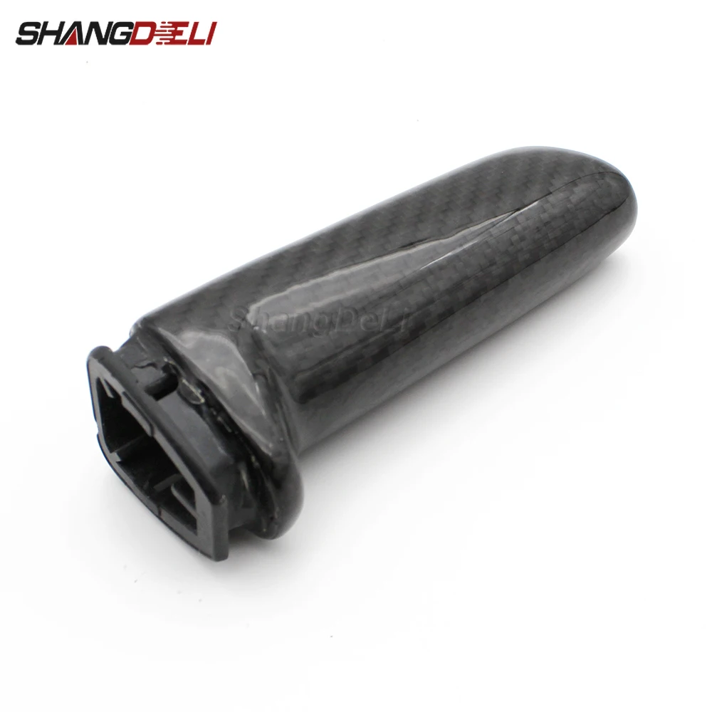 

For Bmw E46 E90 E92 E60 E39 F30 F34 F10 F20 Accessories Carbon Fiber Car Handbrake Grips Cover Interior Trim