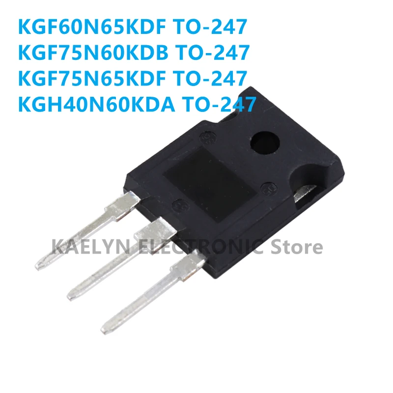 

10PCS/LOT KGF60N65KDF KGF75N60KDB KGF75N65KDF KGH40N60KDA IGBT Imported Original In Stock Fast Shipping Quality Guarantee