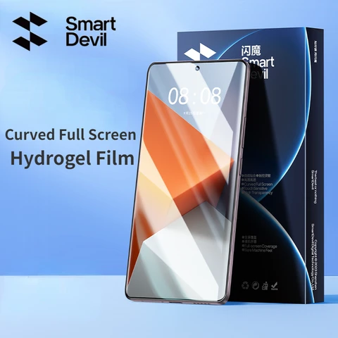 SmartDevil Protective Film Pcs для Xiaomi Hydrogel Film Прозрачный Мягкий Film Анти-отпечаток пальца для Redmi Note Plus 23 15 15Pro 14Pro