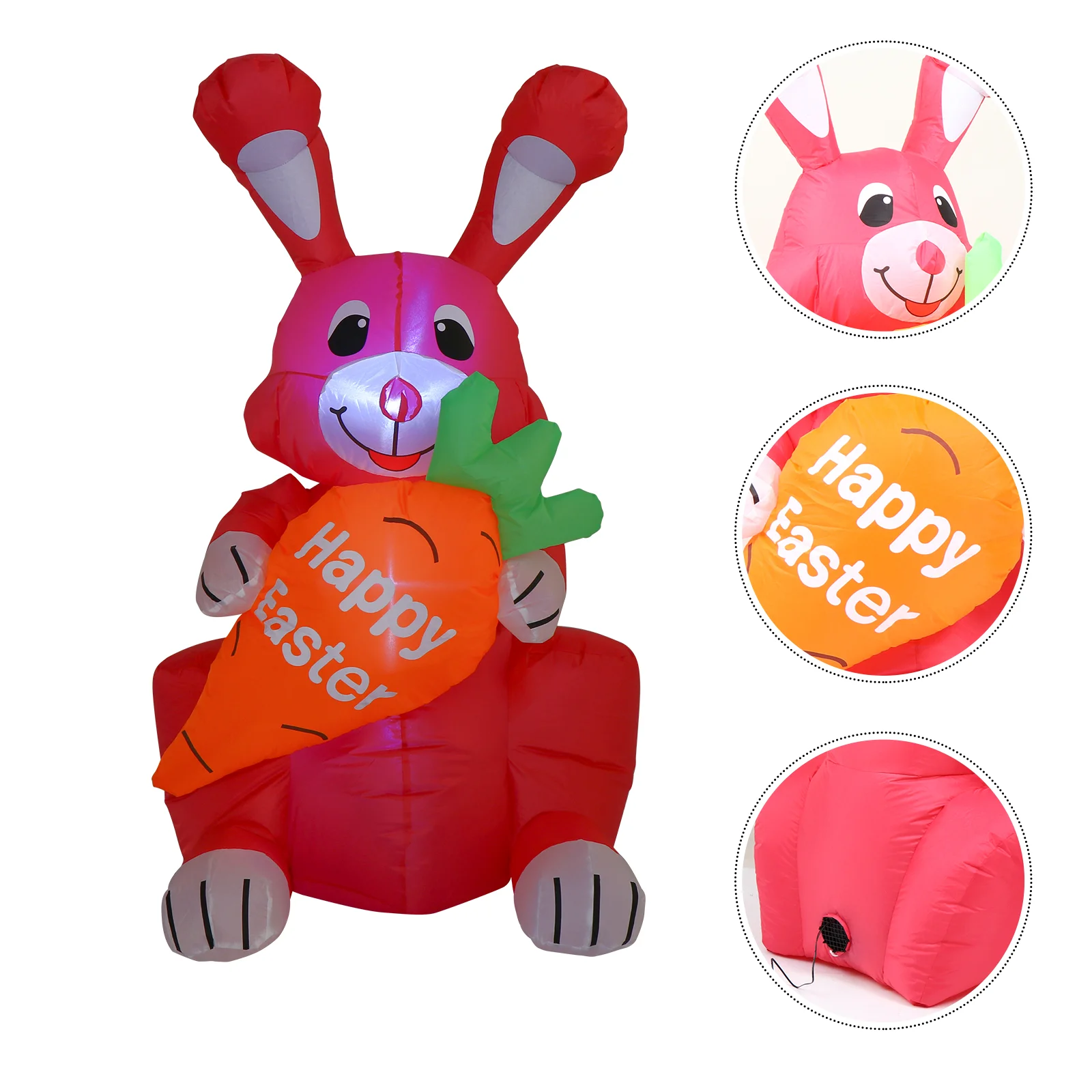 

1 Set Garden Cartoon Blow Decoration Decoration Rabbit Bunny Model