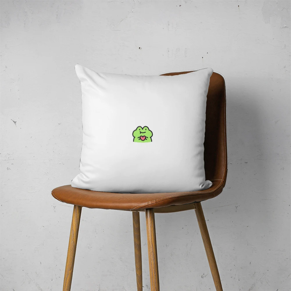 

FROG PILLOW 012 Customizable Bedroom Bed Sofa Hotel Car Lumbar Pillow Fashion Decorative Cover