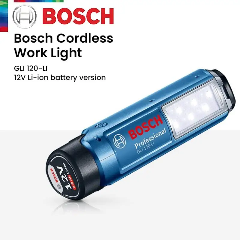 Рабочий телефон Bosch GLI 120 Светодиодная лампа 12 В для зарядки наружная беспроводная
