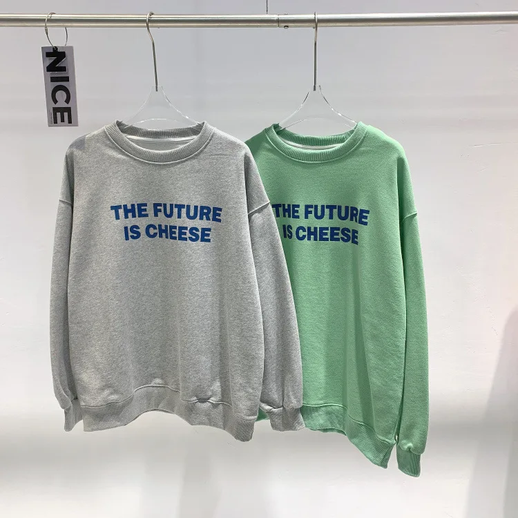

high quality long-sleeve printing letters hoodies Women oversized sweatshirt Fashion loose casual Streetwear women clothing