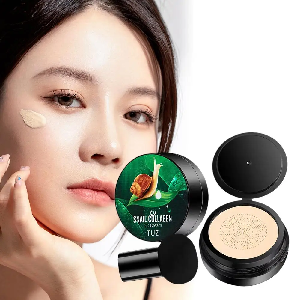 Snail Collagen Cc Cream Mushroom Air Cushion Bb Распродажа Тональный крем для макияжа Консилер