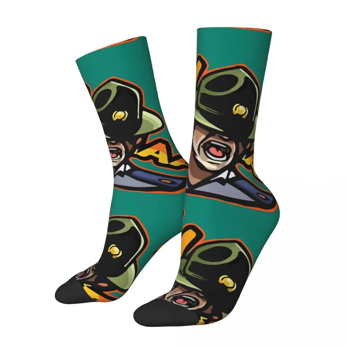 

Смешные счастливые мужские Компрессионные носки Shout винтажные Harajuku COD Warzone Game хип-хоп Новые бесшовные командные сумасшедшие носки