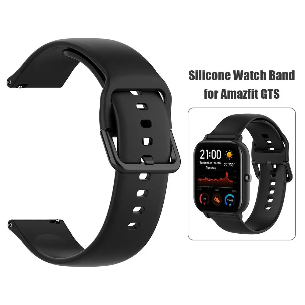 

Силиконовый сменный ремешок для браслета, маленький размер для Huami Amazfit GTS, разумная толщина, комфортное ощущение