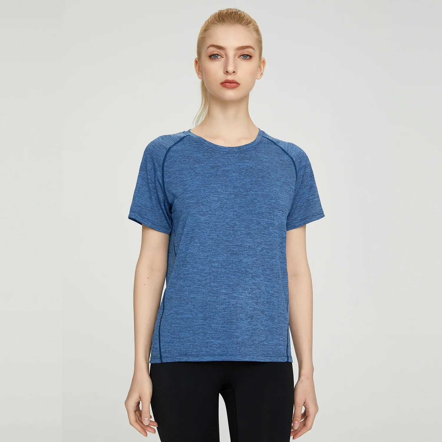 WANAYOU Катионные женские футболки для йоги быстросохнущие спортивные топы