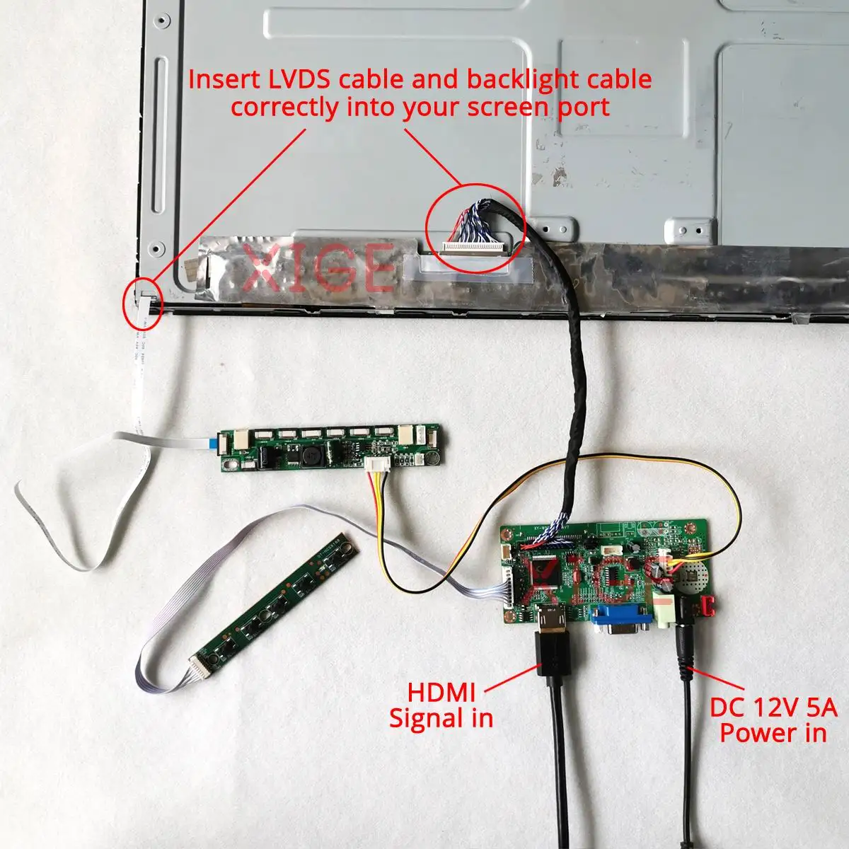 Для M215H3-LA1 MT215DW01 плата контроллера драйвера ЖК-монитора VGA 30-контактная матрица LVDS HDMI-совместимый динамик 21,5 комплект 1920*1080 (art.: 3920cf93fefdc) - 3920cf93fefdc