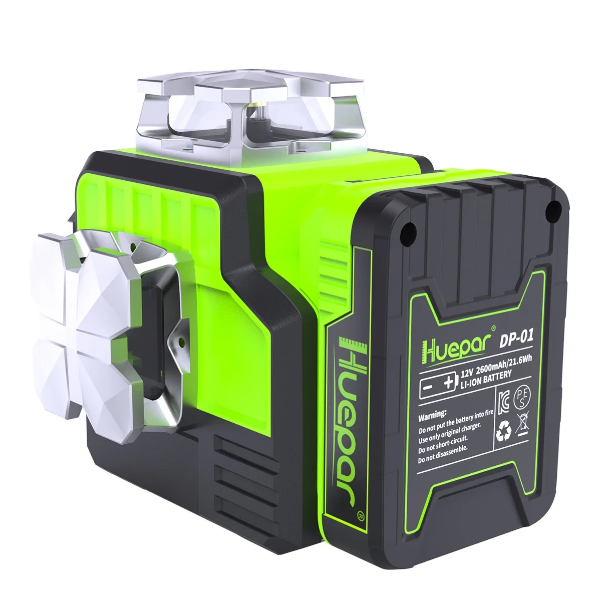 Huepar P03cg 12 Lijnen 3d Groene Straal Zelfnivellerende Laserniveaus встречные инструменты