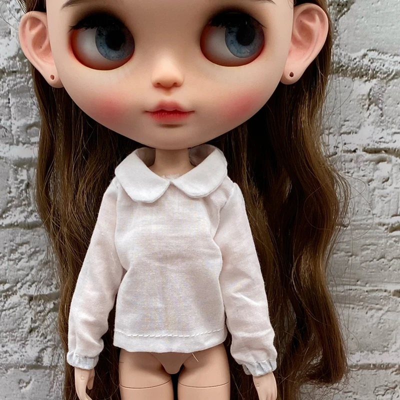 D05-P220 детская игрушка 1/6 Блит ob24 ob27 azone19 шарнирная кукла BJD одежда черная рубашка в