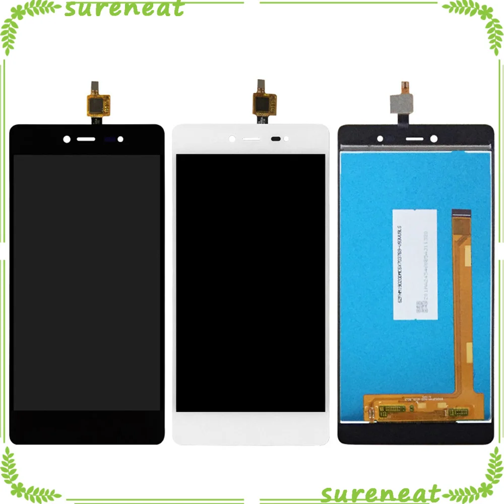

5.2'' Black/White Mobile LCD Display With Touch Screen For Wiko Fever 4G LCD Display Touch Screen Digitizer Assembly Spare Parts