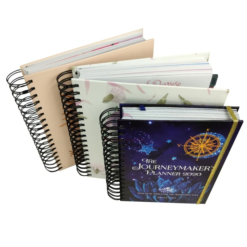 

custom printed dated calendar planner book 2021 2020 daily printing custom design book b5 custom printing journal book