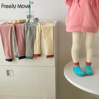 freely move new tgirls tights for winter autumn warm baby girls clothing children stockings 0 6 years patchwork kids pantyhose