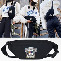 2022 david astronaut print waist bags all match fanny pack fashion travel cross shoulder bag belt moblie phone tote zipper pouch