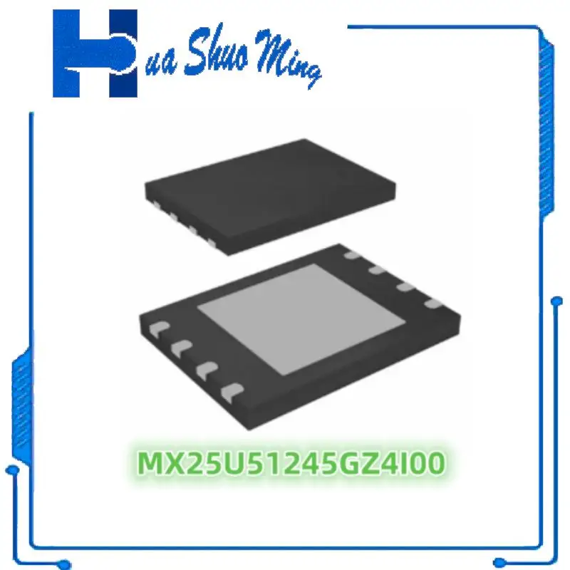 

Новинка 5 шт./лот MX25U51245GZ4I00 MX25U51245 WSON-8 FLASH-NOR