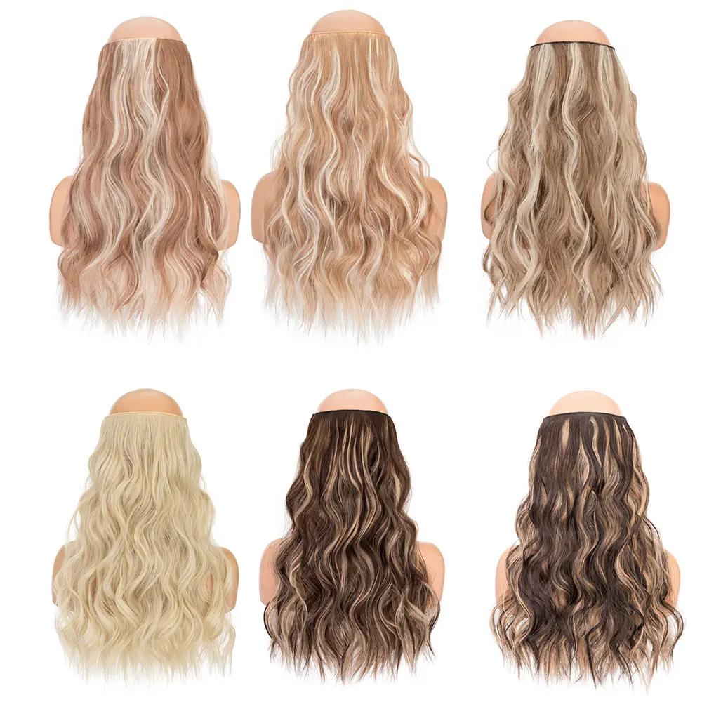 BENEHAIR 20-дюймовые невидимые проволочные наращивания волос с более тонким мягким