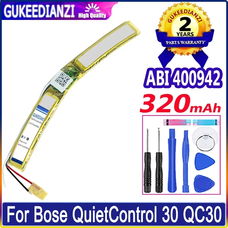 Аккумулятор GUKEEDIANZI ABI 400942 320 мАч для Bose QuietControl 30
