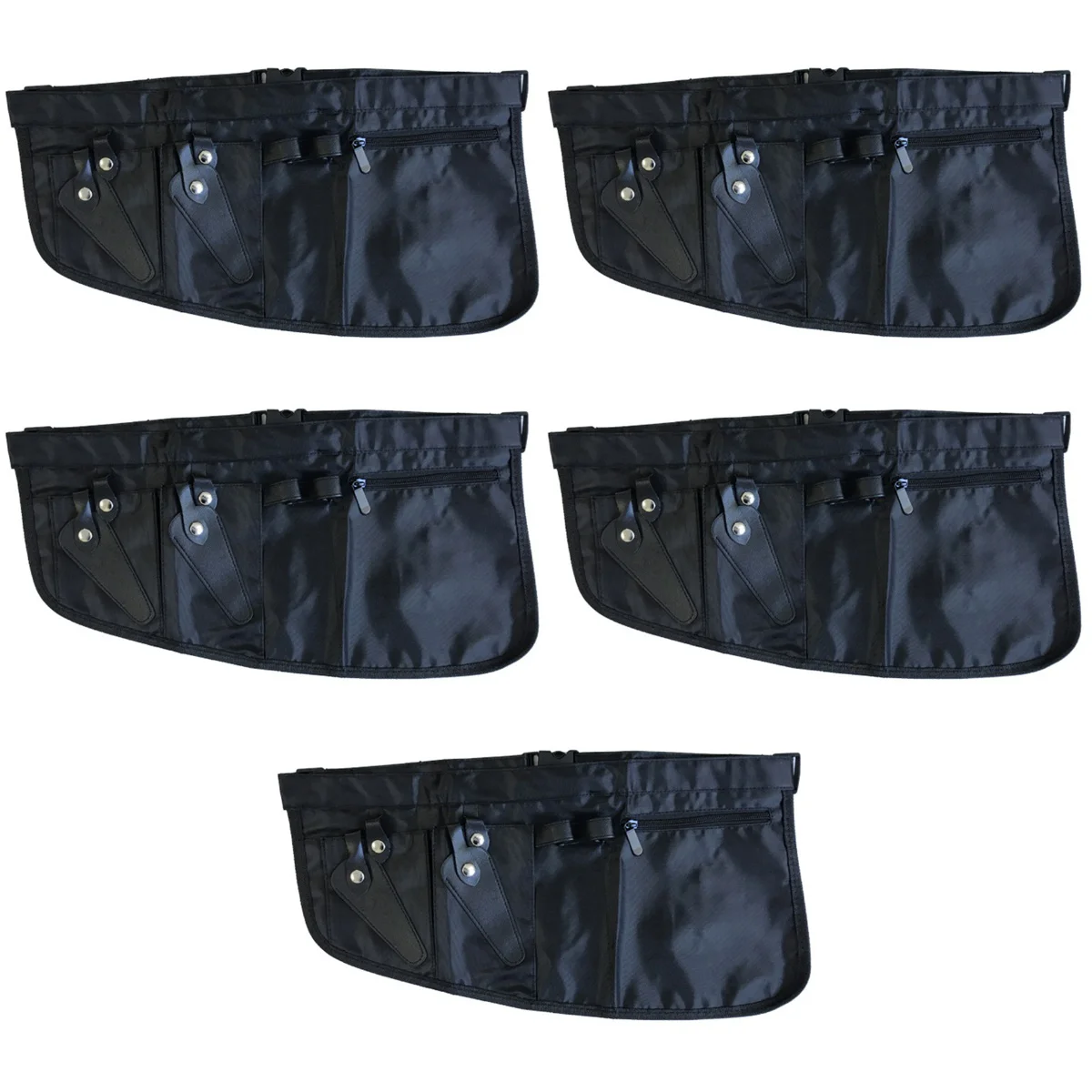 

5pcs Barber Scissor Waist Bag Canvas Scissor Organizer Hairdresser Scissor Bag
