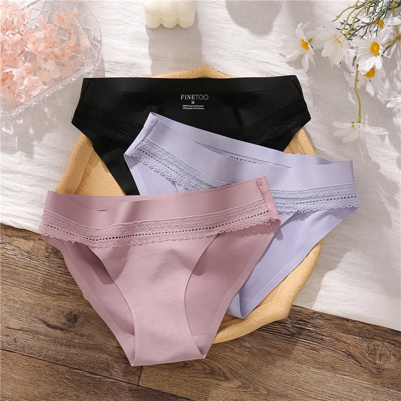 

Women's Intimates Lace Panties Women's Underwear Female Lingerie Seamless Panties Underpants Sexy Briefs Intimates Pantys