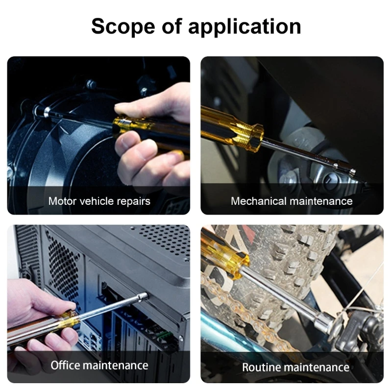 Шестигранная отвертка сильная магнитная гайка удлинительная головка отвертки
