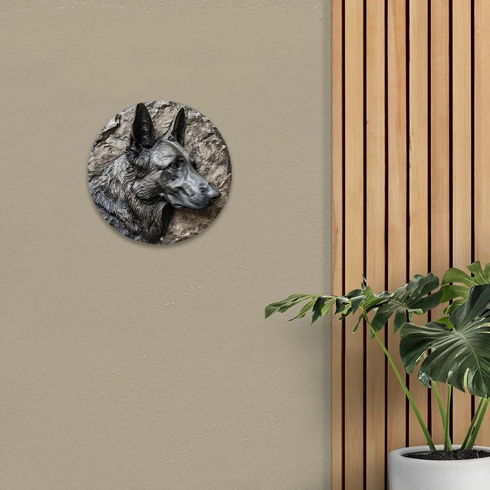 Знак искусственное тиснение окрашенный Круглый венок значок украшение для