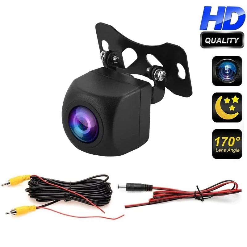 

Wide Angle HD Car Rearview Camera Rear View Video Vehicle Camera Backup Reverse Camera 1080P Night Vision Parking Camera