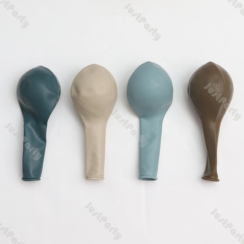 5/10/12/18inch Retro Matte Balloon Decorations Dusty Ocean Blue Caramel Beige Balloons Garland Arch Kit Boy Birthday Party Decor - купить по