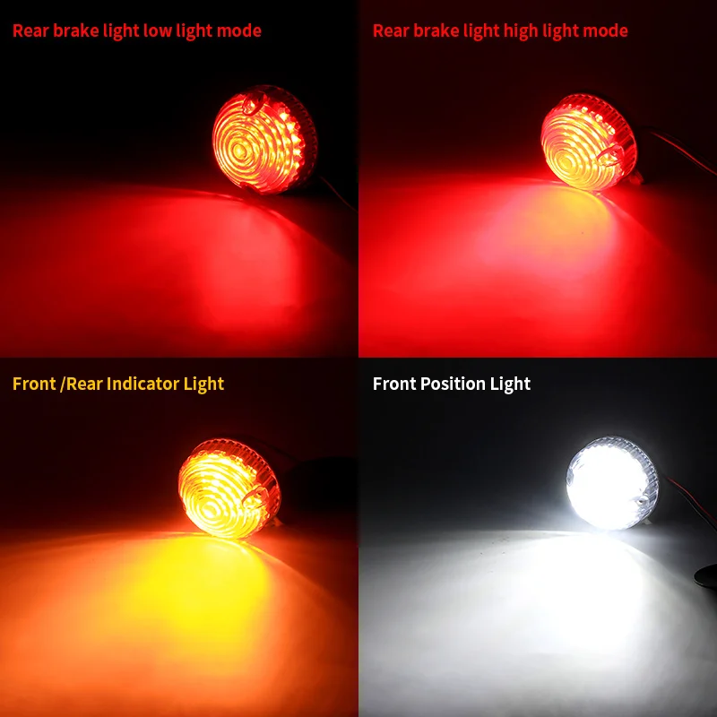 8 шт. прозрачные линзы передний и задний фонарь поворота для Land Rover 1/2/2A/3 серии