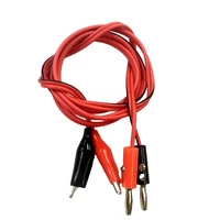 multimeter banana plug to alligator clip wire cable for electrical testing