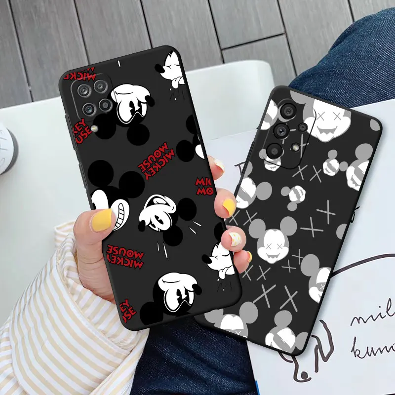 

Official TPU Soft Case Funda for Samsung Galaxy A13 A12 A72 A21s A51 4G A22 A11 A52 5G A71 A32 A31 Cartoon Mickey Minnie Logo
