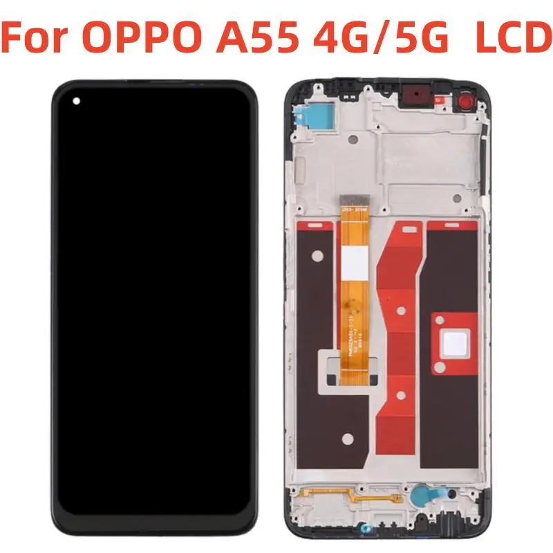 Оригинальный дисплей для OPPO A55 CPH2325 PEMM00 PEMM20 PEMT00 PEMT20, детали ЖК-дисплея, 4G