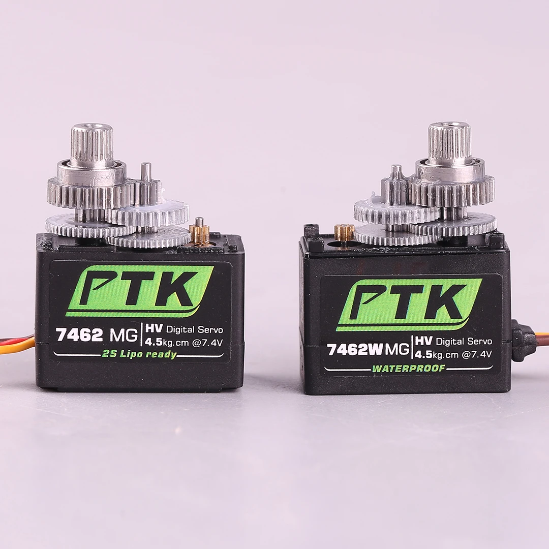 PTK 7462W MG 9g Микро водонепроницаемый сервопривод 5 кг Металлическая шестерня HV