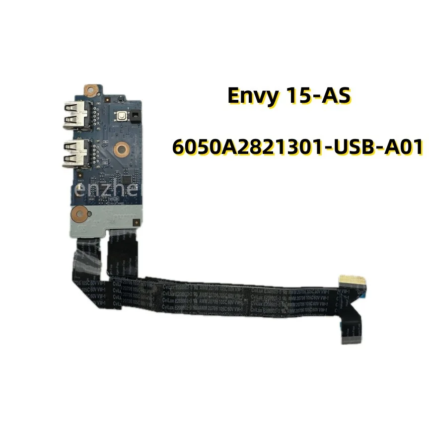 USB-плата с кабелем для HP Envy 15-AS 15T-AS TPN-I125 кнопка переключения питания 6050A2821301
