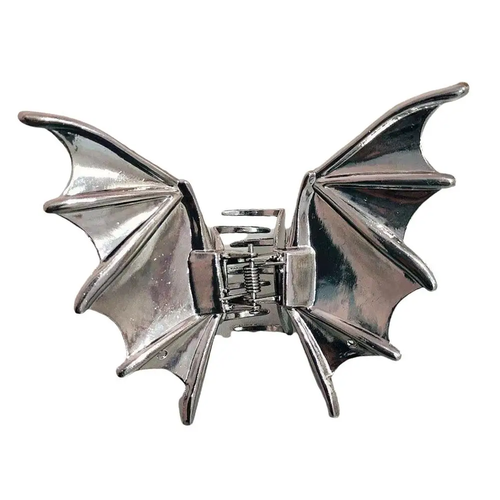Заколка-краб Женская в Корейском стиле Готическая заколка виде крыла летучей