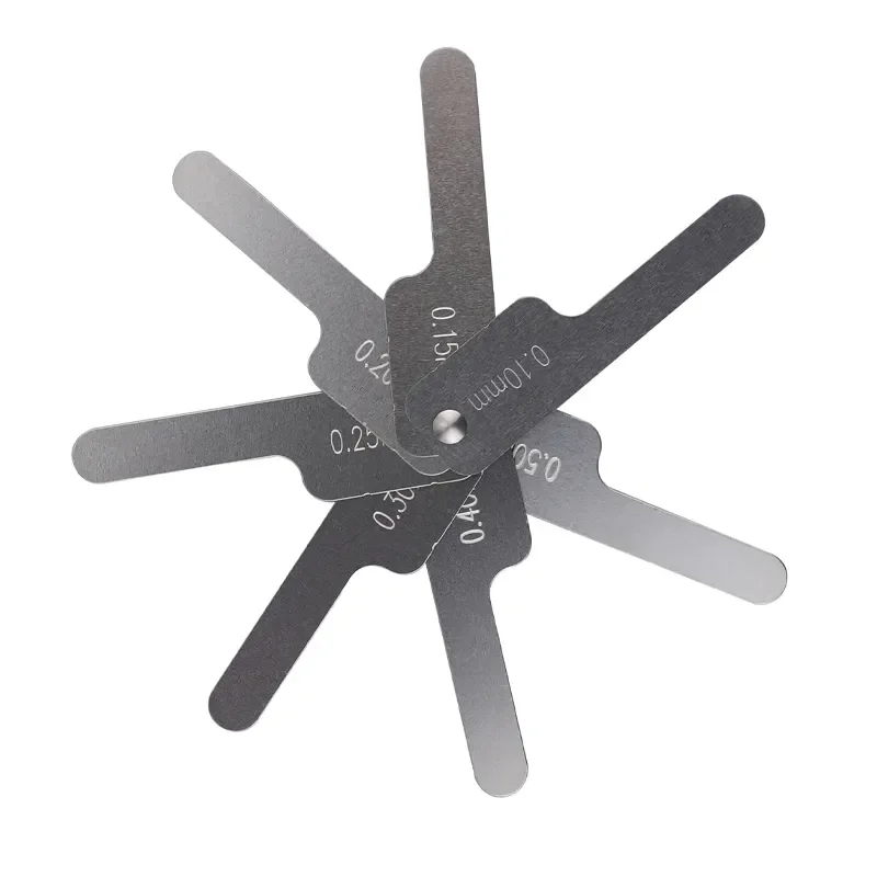 7 шт./компл. зубной интерпроксимальный редуктор, линейка, инструменты для ортодонтического лечения, 0,1-0,5 мм, линейка для измерения зазора между зубами IPR