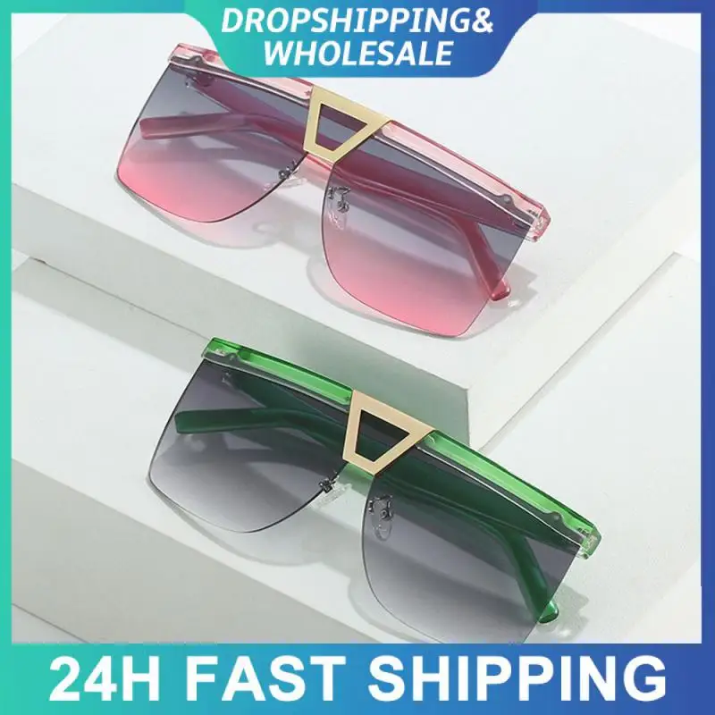 Мужские солнцезащитные очки в квадратной полуоправе Oculos De Sol 6 1 поляризационные