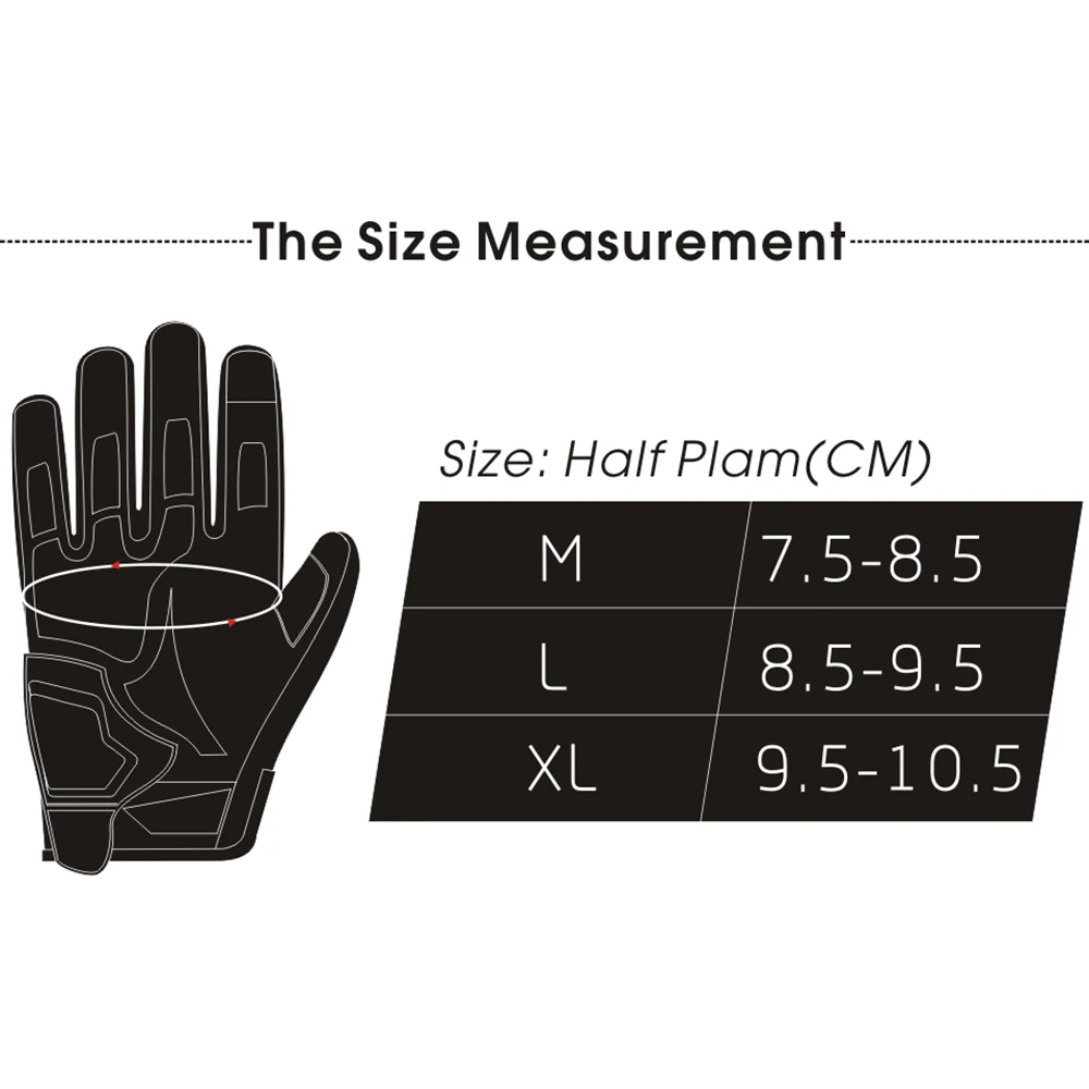 Новые мотоциклетные перчатки красные ночные Светоотражающие с пальцами для