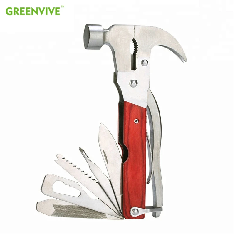 

Beekeeping tools High Quality 16-in-1 Claw Hammer Styled Stainless Steel Multi-Function Toolkit