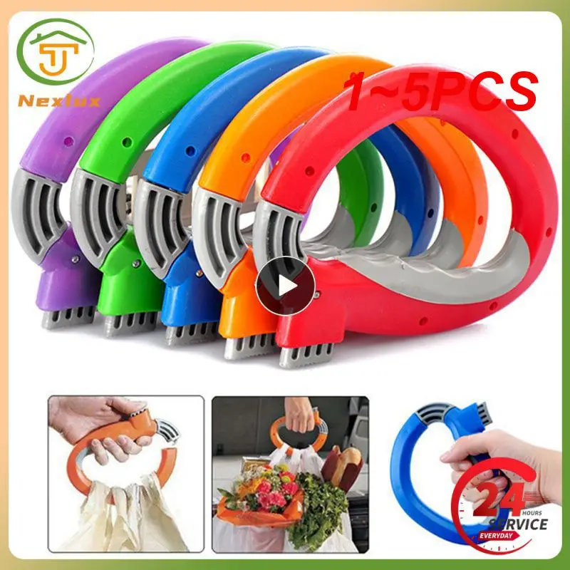 

1~5PCS Labor-saving Tool Stylish Portable Kitchen Tool Carrier Handle Kitchen Gadget Grocery Bags Holder Practical Convenient