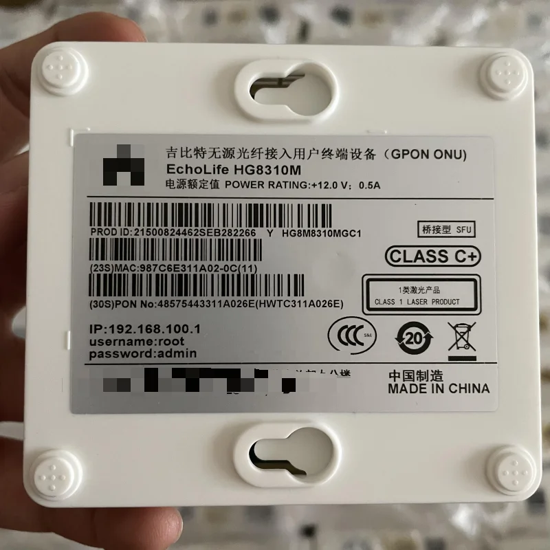 Ceny 10 Sztuk Nowy ONU XPON Gpon Epon Ont FTTH Fiberhome Modem HG8310m EPON GPON APC Hybrydowy Darmowa Wysyłka