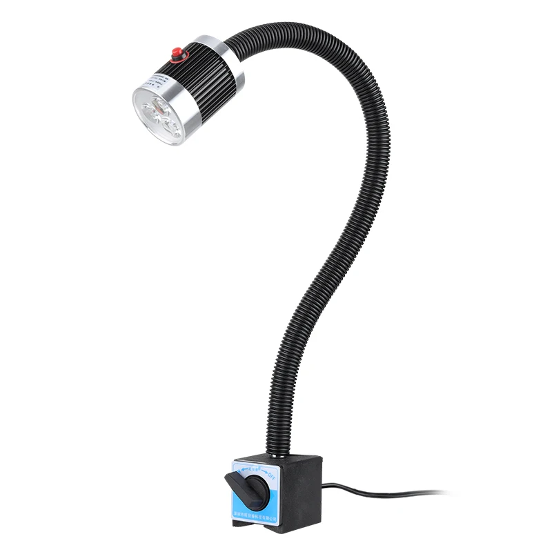 Led Magnetic Machine Lamp Work Light IP65 WaterProof Flexible Gooseneck Lamp 1080 Lumens 120 Volt for Lathe Milling Drill Press