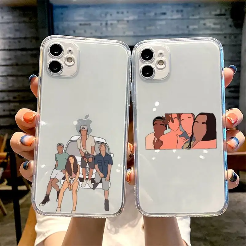

Outer Banks-Livin' The Pogue Life Phone Case For iphone 13 12 11 8 7 plus mini x xs xr pro max Transparent soft