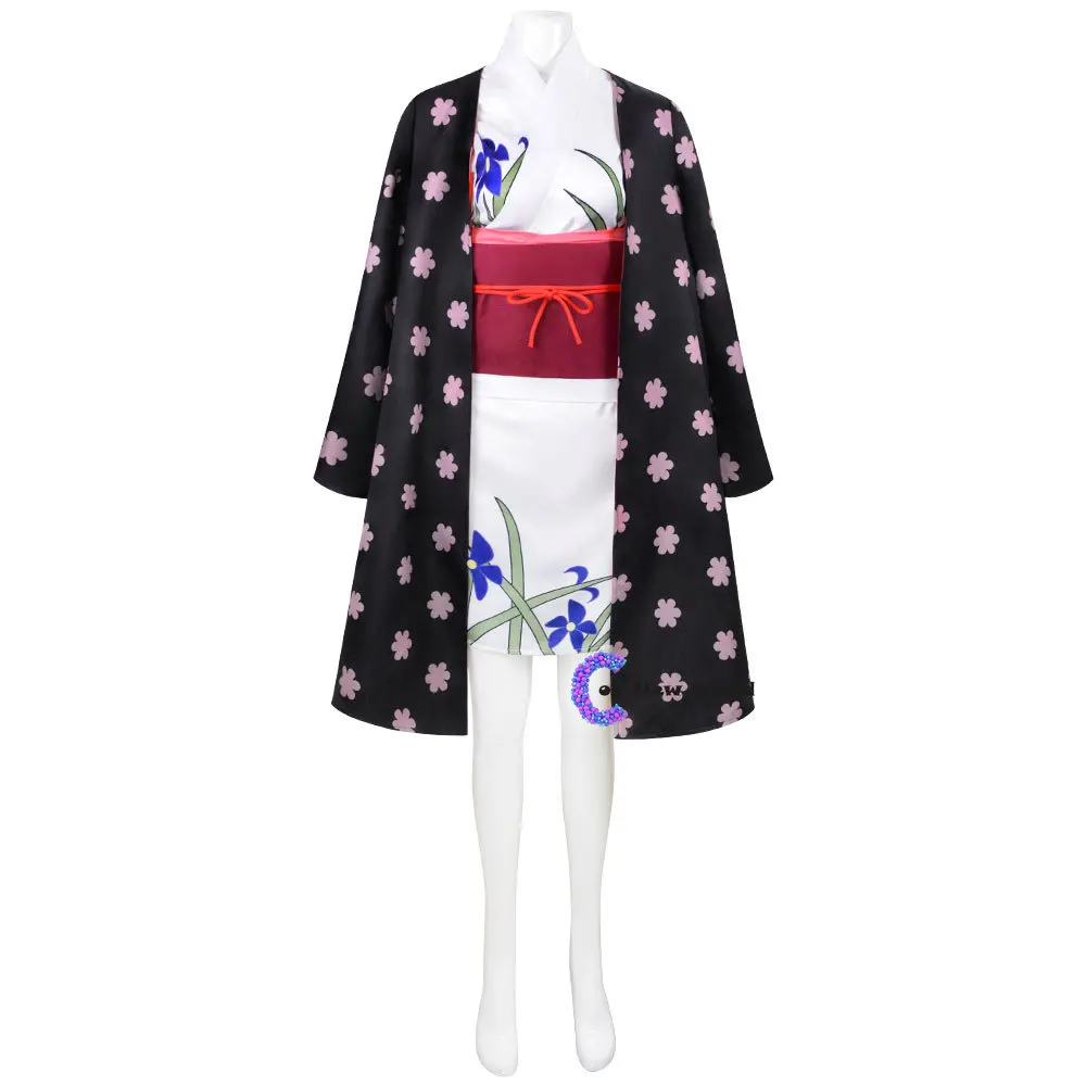 Японское кимоно для Хэллоуина с рисунком Нико |