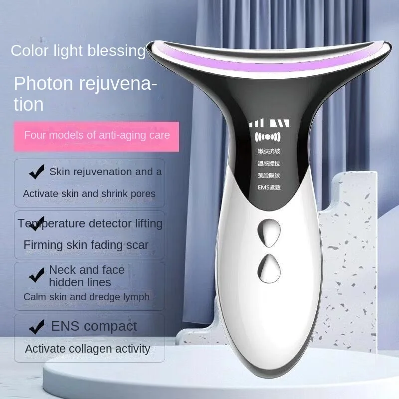 

LCD Version of Multi-effect Skin Care Neck Beauty Device Home Lifting and Tightening Neck Wrinkles Elimination Equipment