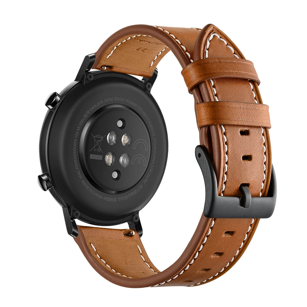 Genuine Leather Band For Umidigi Uwatch 2S/3S Strap Bracelet For Umidigi Urun S Silicone Wristband Smart Watch Accessories