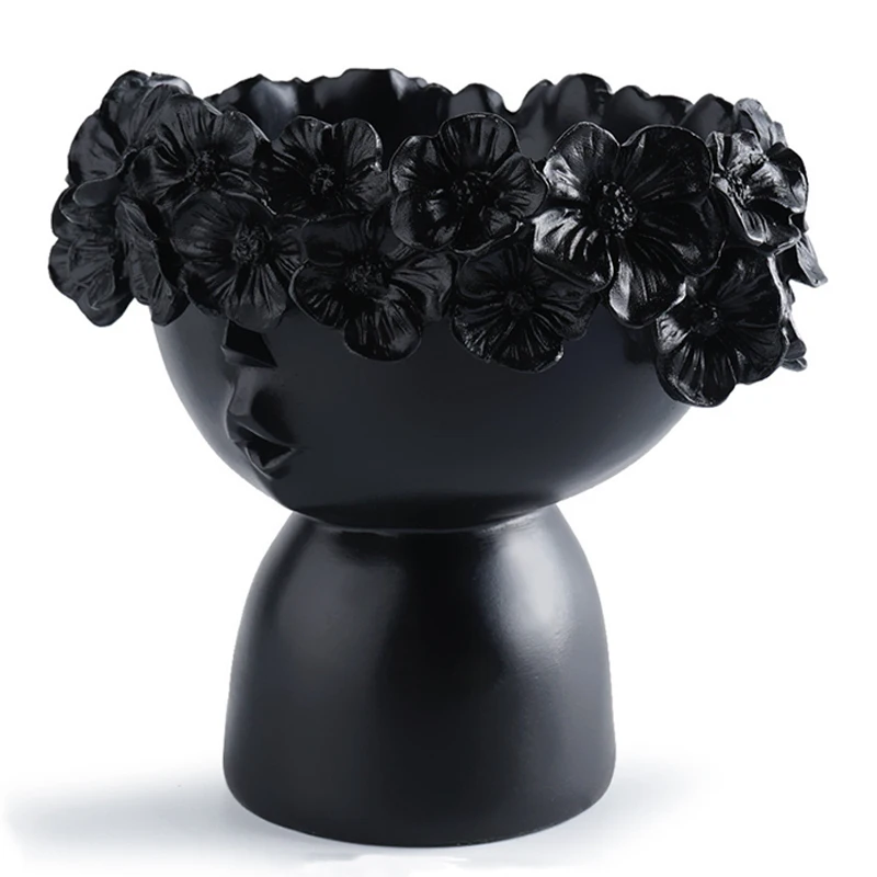 

Полимерная скульптура, цветок, фотография, цветочный горшок, современное домашнее настольное хранилище, поделки, Декор, абстрактная фотогр...