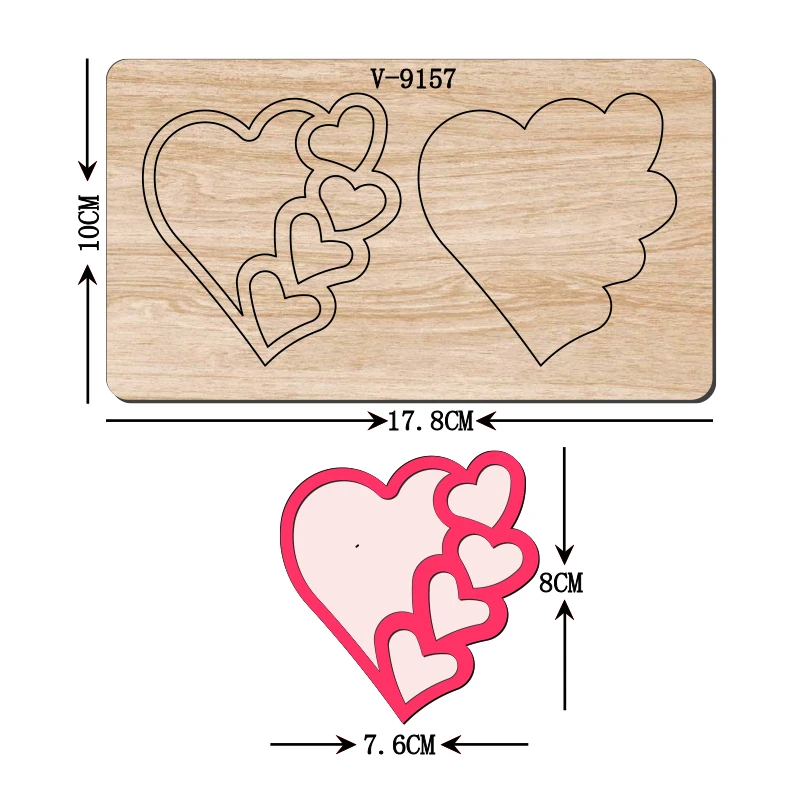 Новые деревянные штампы для высечки скрапбукинга/разных размеров/оформления