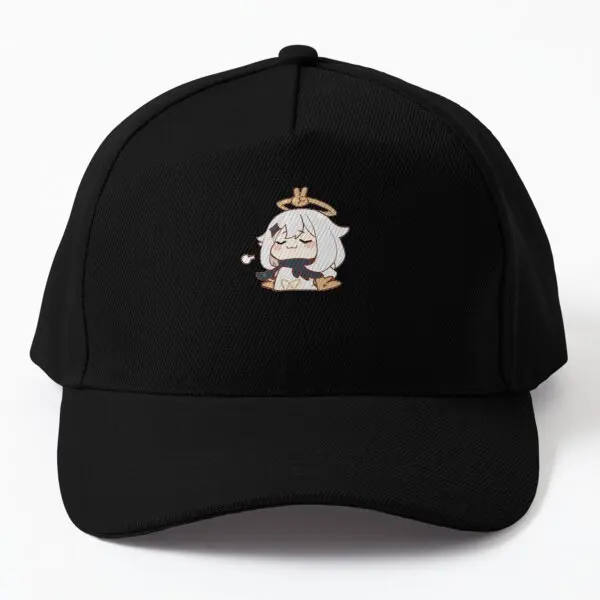 

Paimon Genshin Impact Baseball Cap Hat Summer Sport Outdoor Hip Hop Casquette Solid Color Snapback Black Czapka Printed Fish